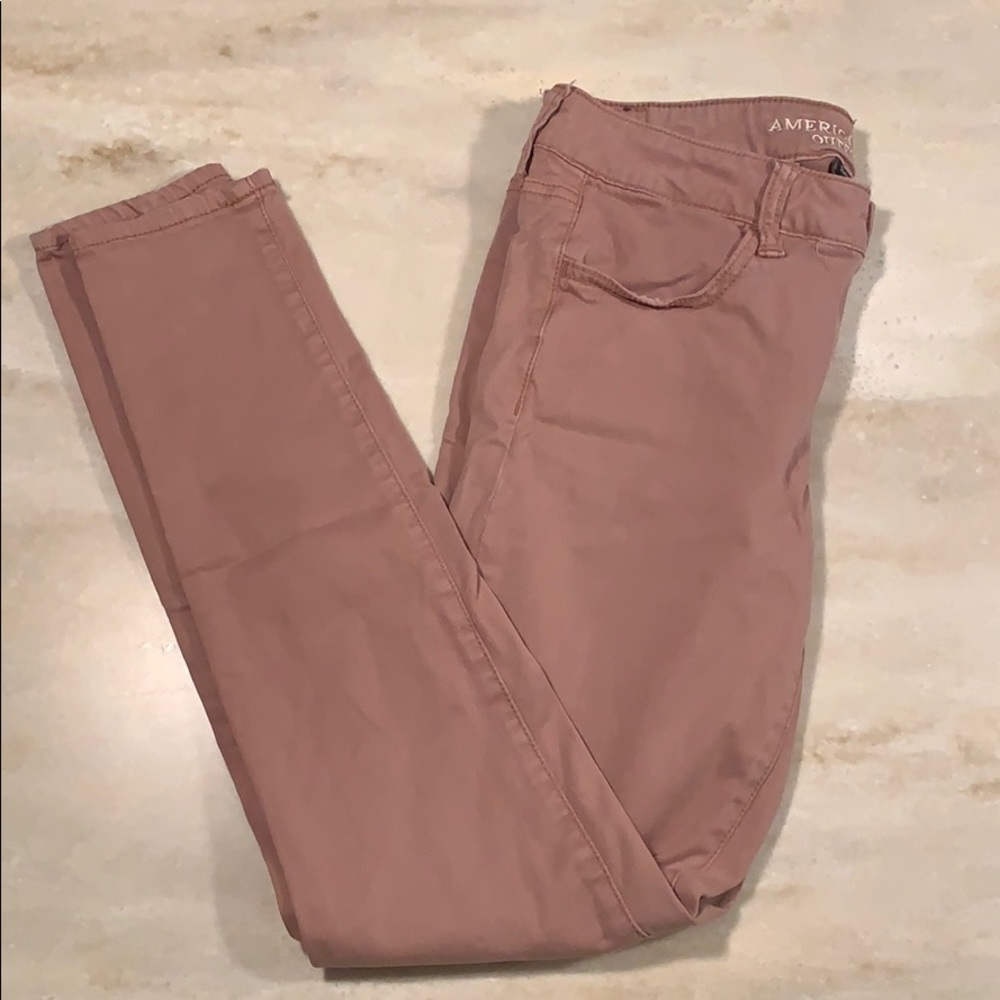 Pink Super Stretch American Eagle Jeans